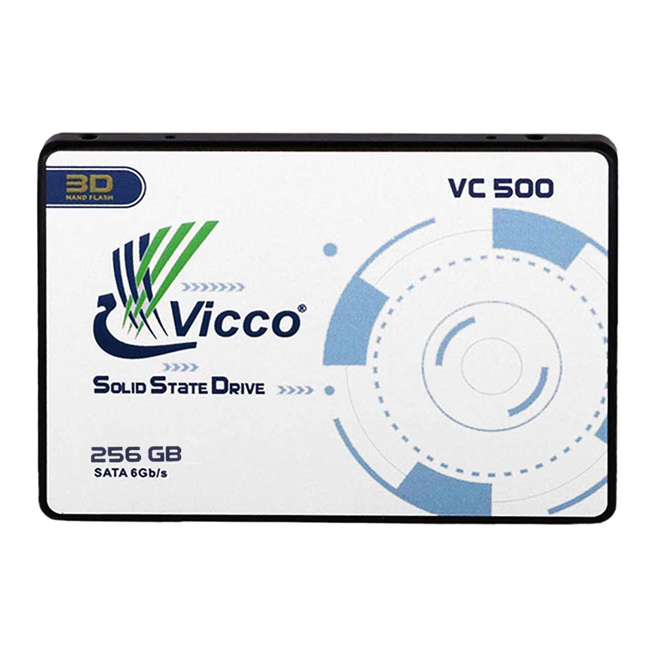 هارد Vicco man SSD مدل VC 500 ظرفیت 256GB - مشکی